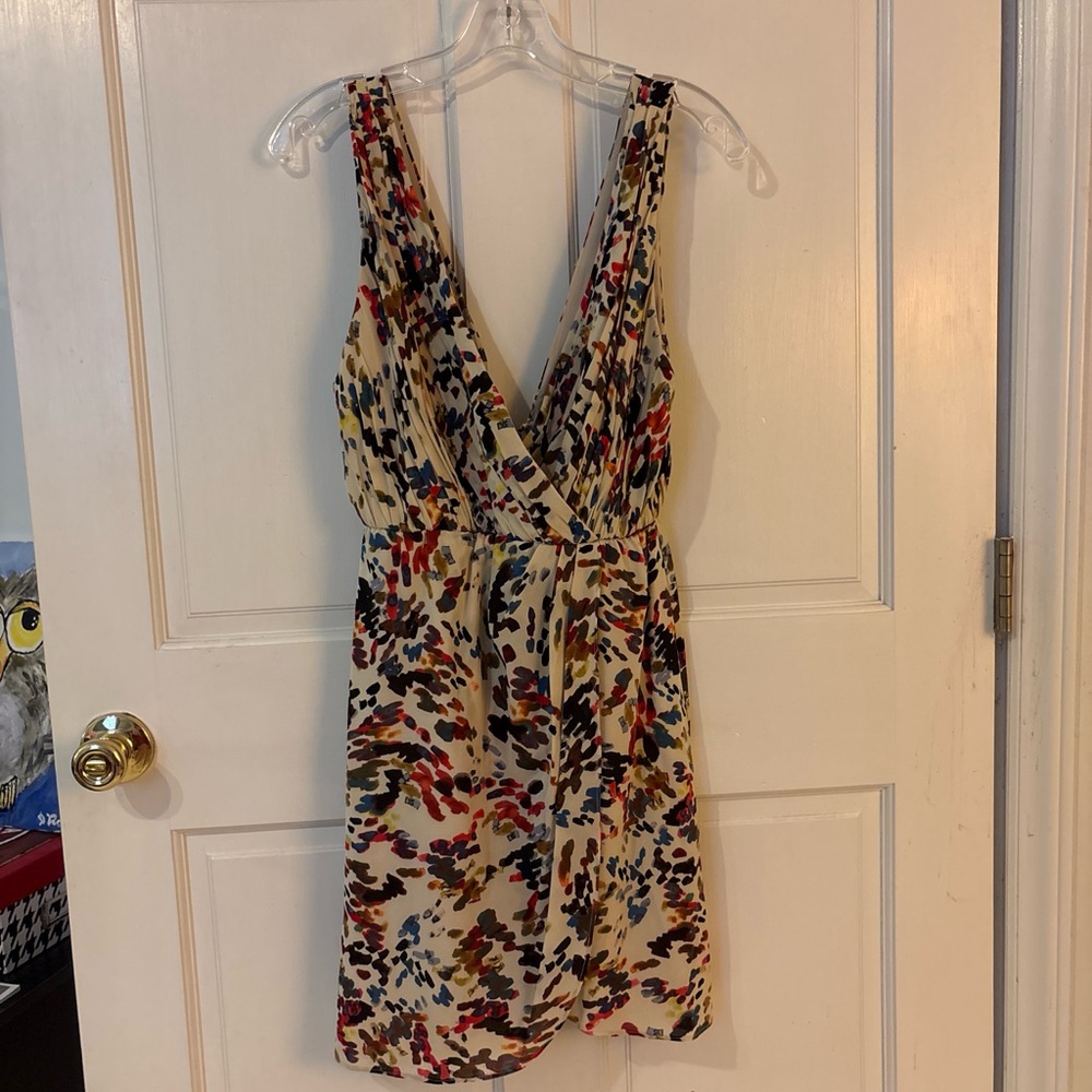 alice + olivia silk mini dress
